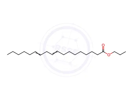 Chemical structure of LINOLEIC ACID PROPYL ESTER
