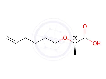 Chemical structure of (2R)-2-(5-Hexen-1-yloxy)propanoic acid