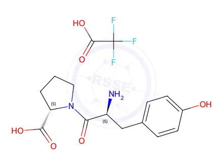 Chemical structure of β-Casomorphin (1-2)