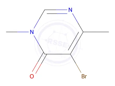 Chemical structure of 5-bromo-3,6-dimethyl-3,4-dihydropyrimidin-4-one