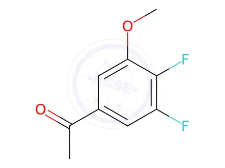 Chemical structure of 1-(3,4-Difluoro-5-methoxyphenyl)ethanone
