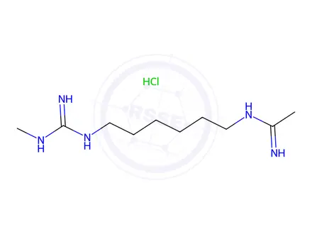 Chemical structure of Polyhexamethylenbiguanid hydrochlorid