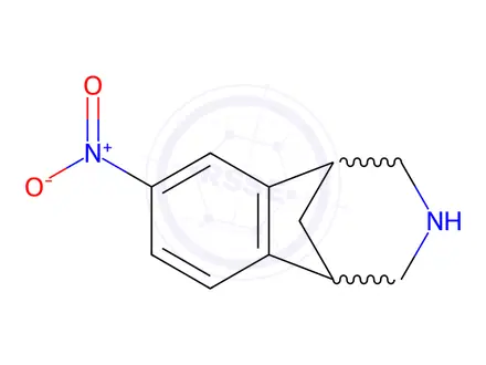 Chemical structure of 7-Nitro-2,3,4,5-tetrahydro-1H-1,5-methanobenzo[d]azepine