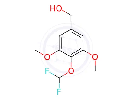 Chemical structure of (4-(Difluoromethoxy)-3,5-dimethoxyphenyl)methanol