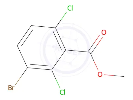 Chemical structure of Methyl 3-Bromo-2,6-Dichlorobenzoate