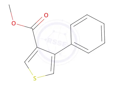 Chemical structure of Methyl 4-Phenylthiophene-3-carboxylate