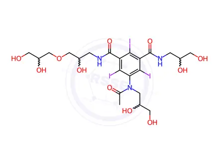 Chemical structure of Iohexol EP Impurity D