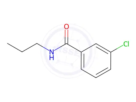Chemical structure of 3-Chloro-N-propylbenzaMide, 97%
