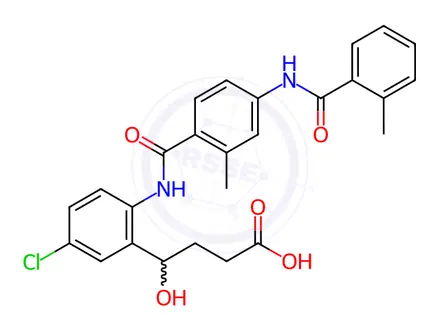 Chemical structure of Tolvaptan Impurity 43
