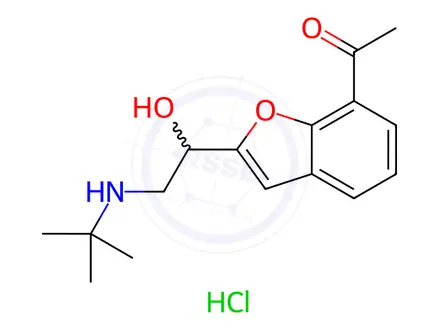 Chemical structure of 1’-Oxobufuralol Hydrochloride
