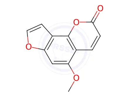 Chemical structure of Isobergapten