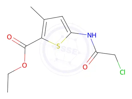 Chemical structure of Ethyl 5-(2-Chloroacetamido)-3-methylthiophene-2-carboxylate