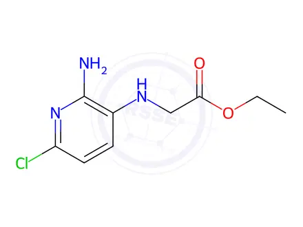 Chemical structure of Ethyl 2-((2-amino-6-chloropyridin-3-yl)amino)acetate