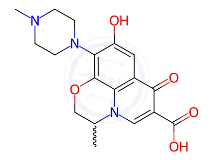 Chemical structure of Levofloxacin Impurity 45