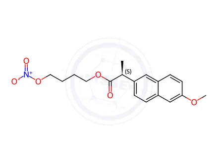 Chemical structure of Naproxcinod