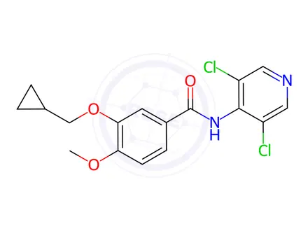 Chemical structure of Roflumilast Impurity 72