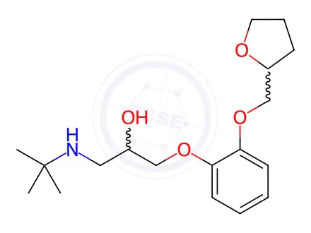 Chemical structure of Bufetolol