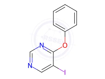 Chemical structure of 5-Iodo-4-phenoxypyrimidine