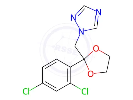 Chemical structure of Azaconazole
