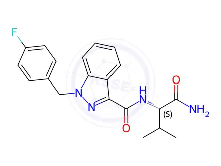 Chemical structure of AB-FUBINACA