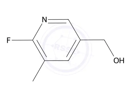 Chemical structure of (6-Fluoro-5-methylpyridin-3-yl)methanol