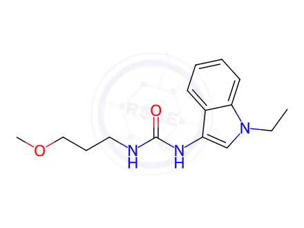 Chemical structure of 1-(1-Ethyl-1H-indol-3-yl)-3-(3-methoxypropyl)urea
