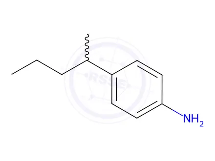 Chemical structure of 4-(1-Methylbutyl)benzenamine