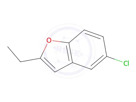 Chemical structure of 5-Chloro-2-ethylbenzofuran