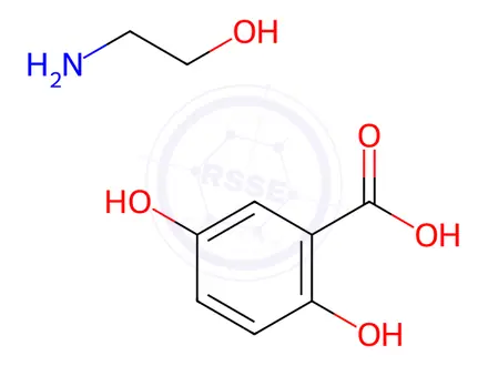 Chemical structure of Mesalazine (Mesalamine) EP Impurity G Ethanolamine
