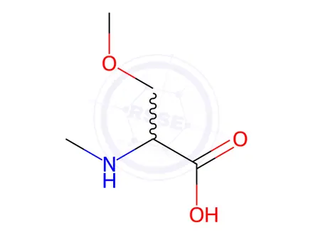 Chemical structure of 2-amino-3-ethoxypropanoic Acid