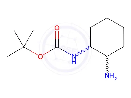 Chemical structure of N-Boc-1,2-Diaminocyclohexane