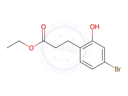 Chemical structure of Ethyl 3-(4-bromo-2-hydroxyphenyl)propanoate
