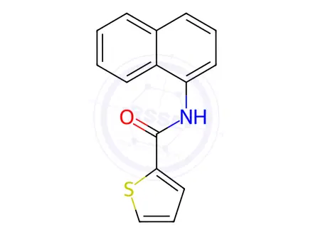 Chemical structure of n-(Naphthalen-1-yl)thiophene-2-carboxamide