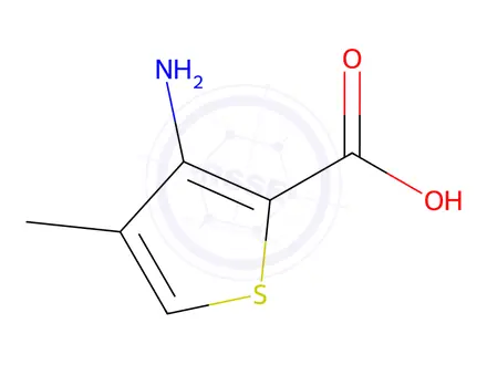 Chemical structure of 3-Amino-4-methylthiophene-2-carboxylic Acid