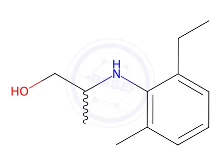 Chemical structure of Metolachlor-des(chloroacetyl)-O-desmethyl