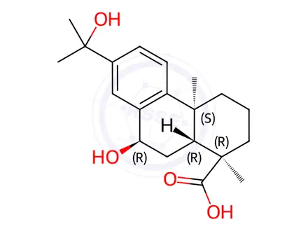Chemical structure of Abietic Acid Impurity 14