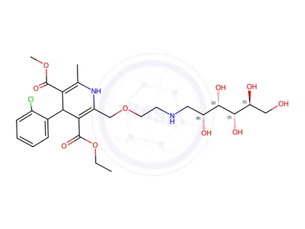 Chemical structure of Amlodipine Impurity 107