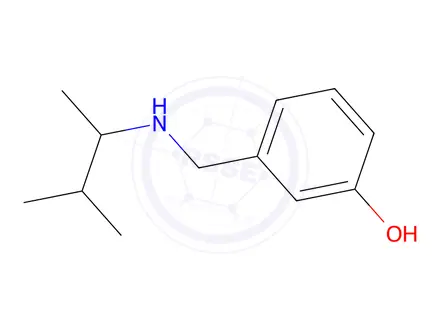 Chemical structure of 3-(((3-Methylbutan-2-yl)amino)methyl)phenol
