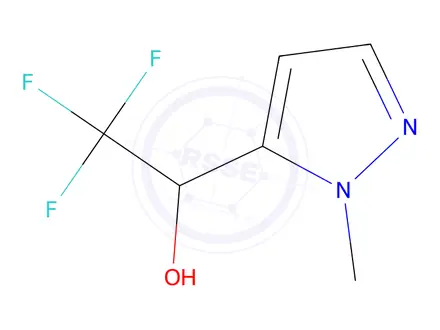 Chemical structure of 2,2,2-Trifluoro-1-(1-methyl-1h-pyrazol-5-yl)ethan-1-ol
