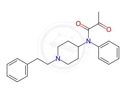 Chemical structure of Pyruvyl Fentanyl