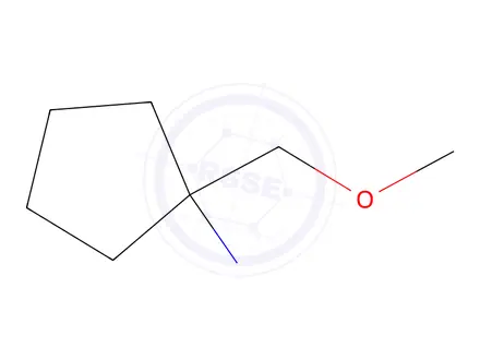 Chemical structure of 1-(Methoxymethyl)cyclopentan-1-amine