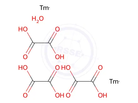Chemical structure of THULIUM OXALATE HYDRATE