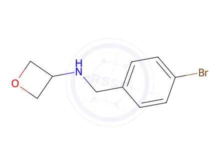 Chemical structure of N-(4-Bromobenzyl)oxetan-3-amine