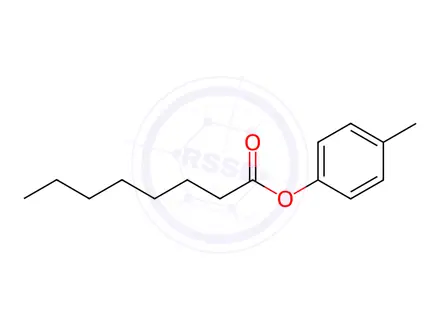Chemical structure of N-OCTANOIC ACID P-TOLYL ESTER