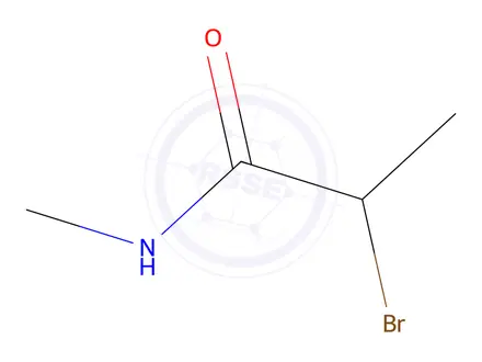 Chemical structure of 2-Bromo-N-methylpropanamide