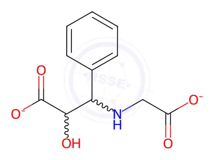 Chemical structure of 2-Hydroxy-3-(carboxymethylamino)-hydrocinnamic Acid, Dipotassium Salt