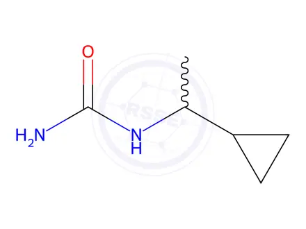 Chemical structure of 1-(1-Cyclopropylethyl)urea
