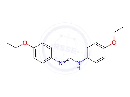 Chemical structure of N,N'-Bis(4-ethoxyphenyl)formamidine