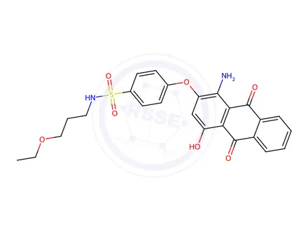 Chemical structure of Disperse Red 92