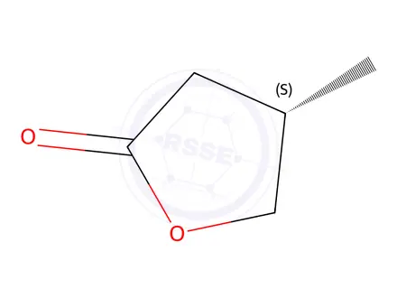 Chemical structure of (S)-4-Methyldihydrofuran-2(3H)-one